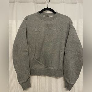Essentials Dark Heather Gray Sweatshirt & Pant Set